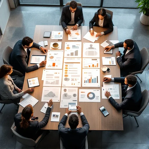 Hiring team reviewing anonymized candidate profiles spread across a table, with resumes partially obscured and focus on skill assessments and structured score sheets, no readable text visible