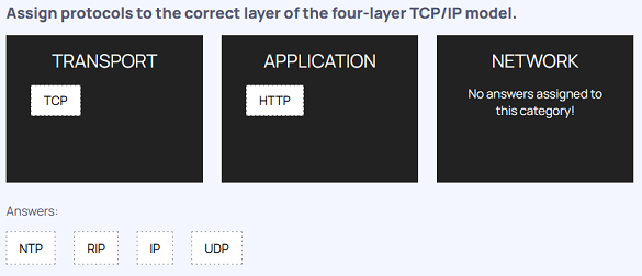 Example of Grouping Question