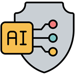 Small icon for AI model security and governance category