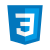 Small icon for CSS3 category