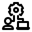 Small icon for Natural Language Processing (NLP) category